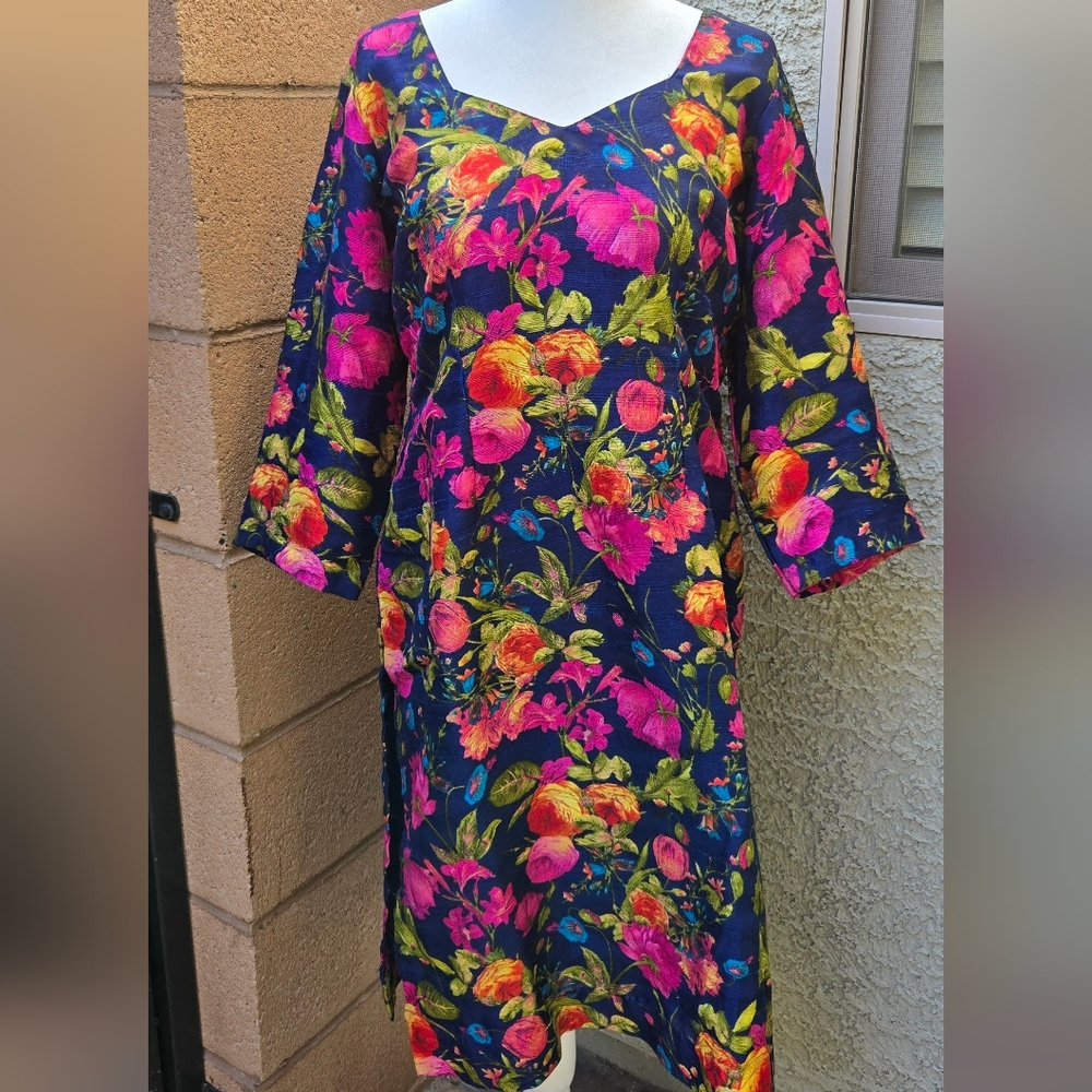 Handmade Floral Tunic Top
